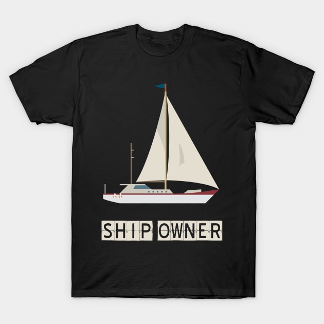 Ship owner T-Shirt by Imutobi